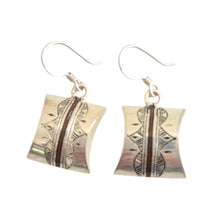 Load image into Gallery viewer, Moroccan Berber Sterling Silver Dangle Earrings: Filigree 925 Jewelry