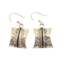 Load image into Gallery viewer, Moroccan Berber Sterling Silver Dangle Earrings: Filigree 925 Jewelry