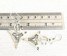 Load image into Gallery viewer, Berber Filigree Sterling Silver Dangle Earrings: Moroccan Jewelry