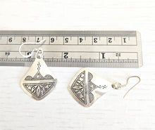 Load image into Gallery viewer, Moroccan Berber Sterling Silver Dangle Earrings: Filigree 925