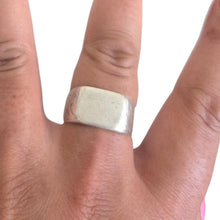 Load image into Gallery viewer, Antique Silver Ethiopian Wedding Ring: Tribal Ethnic Jewelry, Size 11.5