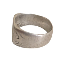 Load image into Gallery viewer, Antique Silver Ethiopian Wedding Ring: Tribal Ethnic Jewelry, Size 11.5