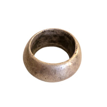 Load image into Gallery viewer, Antique Silver Ethiopian Wedding Ring: Tribal Jewelry, Size 7