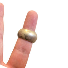 Load image into Gallery viewer, Antique Silver Ethiopian Wedding Ring: Tribal Jewelry, Size 7