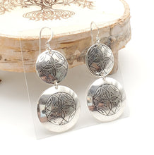Load image into Gallery viewer, Moroccan Berber Filigree Sterling Silver Dangle Earrings silver 925,Berber Jewelry,sliver Earrings,Dangle & Drop