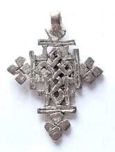 Load image into Gallery viewer, Ethiopian Christian silver cross pendant cross,religious cross,Ethiopian Cross,Coptic Cross,Coptic ethiopian bronze