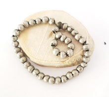Load image into Gallery viewer, Antique Ethiopian strand of silver Heishi Anklet 1930s,ethiopian Silver,Fashion Anklets, vintage heishi, Silver Antiques,,ethiopian anklet,
