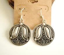 Load image into Gallery viewer, Moroccan Berber Filigree Sterling Silver Dangle Earrings silver 925,Berber Jewelry,sliver Earrings,Dangle & Drop Earrings,