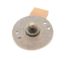 Load image into Gallery viewer, Antique Brass Shield Hair Ornament from Ethiopia tribal jewelry