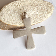 Load image into Gallery viewer, Antique Silver Ethiopian Orthodox Coptic Cross pendant,Maria Theresa ,silver coin, Cross Pendant,Ethnic Tribal,Handmade Jewelry