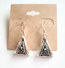 Load image into Gallery viewer, Moroccan Berber Filigree Sterling Silver Dangle Earrings silver 925,Berber Jewelry,sliver Earrings,Dangle & Drop Earrings,