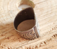Load image into Gallery viewer, Talismanic Berber Silver Ring size 8.5 tribal jewelry,Moroccan jewelry Hand Crafted ,Silver,Ethnic Jewelry,Tribal Jewelry