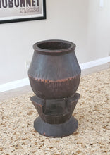 Load image into Gallery viewer, Ethiopian Sculptural Early 20th Century Finely Carved Wood Cup ,African Art Décor,Hand-Carved Wood,Ethiopian Furniture,carved cup