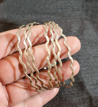 Load image into Gallery viewer, Antique Silver Moroccan Berber bangle 7 Bracelet ethnic tribal, tribal bracelets,Moroccan jewelry, ethnic jewelry, Tuareg bracelets