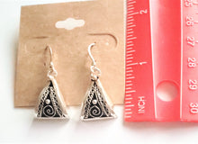 Load image into Gallery viewer, Moroccan Berber Filigree Sterling Silver Dangle Earrings silver 925,Berber Jewelry,sliver Earrings,Dangle & Drop Earrings,