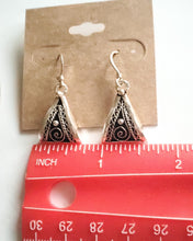 Load image into Gallery viewer, Moroccan Berber Filigree Sterling Silver Dangle Earrings silver 925,Berber Jewelry,sliver Earrings,Dangle & Drop Earrings,