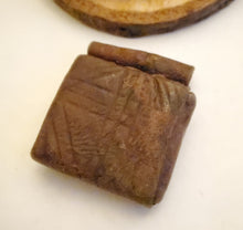 Load image into Gallery viewer, 1 Old Ethiopian Leather Healing Scroll Protection Amulet large size Kitabe,religious pendant,Ethiopian Amulet,Leather,Manuscripts Scroll