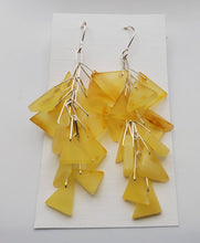 Load image into Gallery viewer, Baltic amber Earrings ,Dangle & Drop Earrings, Natural Baltic amber, Polished amber, Genuine amber, Amber beads, Gemstone earrings