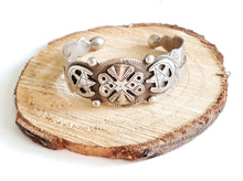 Load image into Gallery viewer, Antique Moroccan Tuareg 925 silver anklets cuff bracelet, ethnic tribal, tribal bracelets,Moroccan jewelry,ethnic jewelry,Tuareg bracelets