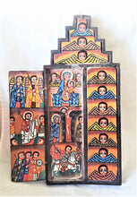 Load image into Gallery viewer, Ethiopian Hand Painted Coptic Christian 15''Wooden Altar Icon Art Decor,African ,Art Décor,Home Décor, religious art