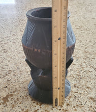 Load image into Gallery viewer, Ethiopian Sculptural Early 20th Century Finely Carved Wood Cup ,African Art Décor,Hand-Carved Wood,Ethiopian Furniture,carved cup