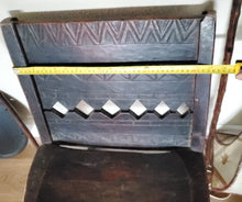 Load image into Gallery viewer, African elegant decorated chair from the Oromo people in Ethiopia Early 1900s,African ,Art Décor,Home Décor, religious art