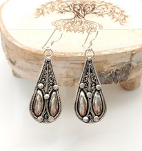 Load image into Gallery viewer, Moroccan Berber Filigree Sterling Silver Dangle Earrings silver 925,Berber Jewelry,sliver Earrings,Dangle & Drop