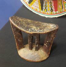 Load image into Gallery viewer, Antique Ethiopian Tribal Hand carved Headrest African Art Decor,African ,Art Décor,Home Décor, religious art