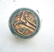 Load image into Gallery viewer, Early 20th old African Kebero drum from Ethiopia Coptic Christian Orthodox Church ,African Art Décor,Hand-Carved Wood drum , African drum