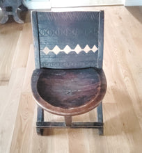 Load image into Gallery viewer, African elegant decorated chair from the Oromo people in Ethiopia Early 1900s,African ,Art Décor,Home Décor, religious art