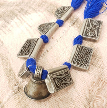 Load image into Gallery viewer, 8 Ethiopian Eritrean antique silver Telsum charms Prayer Boxes Pendants,