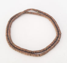 Load image into Gallery viewer, Antique Ethiopian 1 strand of Brass Heishi Anklet 1930s,collectible Brass,Ethnic Brass Beads ,Jewelry Supplies Beads