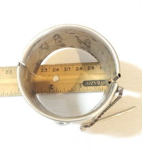 Load image into Gallery viewer, Antique Ethiopian Silver Cuff BRACELET ,Ethnic Tribal cuff, Antique ,Boho jewelry , Ethnic, East African
