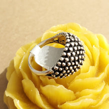 Load image into Gallery viewer, antique Tuareg elevated engraved table silver ring size 10 ,Tuareg jewelry, Sahara ring, Moroccan silver, tribal jewelry, Tuareg silver
