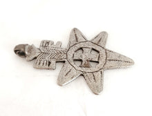 Load image into Gallery viewer, Antique Silver Ethiopian pendant Amulet pendant,Genuine old neckcross ,Good silver,Boho jewelry, Ethiopian jewelry

