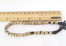 Load image into Gallery viewer, Antique Ethiopian 10''strand of silver Heishi Anklet 1930s ,collectible silver,Ethnic silver Beads ,Jewelry Supplies Beads
