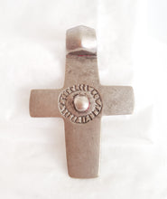 Load image into Gallery viewer, Antique Ethiopian Christian silver cross pendant,Amulet pendant,Genuine old neckcross,Good silver,Boho jewelry
