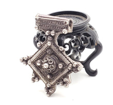 Load image into Gallery viewer, Antique Moroccan Silver Berber Cross Pendant Ethnic Tribal, Hand Crafted Silver, Pendants Necklace, Ethnic Jewelry, Tribal Jewelry
