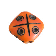 Load image into Gallery viewer, Antique Moroccan 1 Simulated AMBER bead Phenolic resin Antiqued Amber Resin Bead

