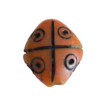 Load image into Gallery viewer, Antique Moroccan 1 Simulated AMBER bead Phenolic resin Antiqued Amber Resin Bead
