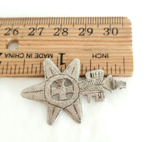 Load image into Gallery viewer, Antique Silver Ethiopian pendant Amulet pendant,Genuine old neckcross ,Good silver,Boho jewelry, Ethiopian jewelry

