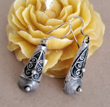 Load image into Gallery viewer, Moroccan Berber Sterling Silver Dangle Earrings silver 925,Berber Jewelry,sliver Earrings,Dangle &amp; Drop Earrings,
