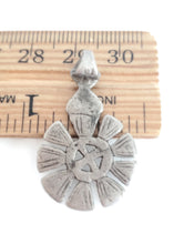 Load image into Gallery viewer, Antique Silver Ethiopian pendant Amulet pendant,Genuine old neckcross ,Good silver,Boho jewelry, Ethiopian jewelry
