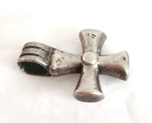 Load image into Gallery viewer, Antique Ethiopian Christian silver cross pendant,Amulet pendant,Genuine old neckcross,Good silver,Boho jewelry
