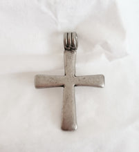 Load image into Gallery viewer, Antique Ethiopian Christian silver cross pendant,Amulet pendant,Genuine old neckcross,Good silver,Boho jewelry
