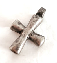 Load image into Gallery viewer, Antique Ethiopian Christian silver cross pendant,Amulet pendant,Genuine old neckcross,Good silver,Boho jewelry
