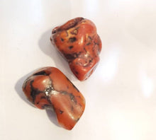 Load image into Gallery viewer, Antique Berber Red Coral Beads: Natural Branch, Morocco (13gr)
