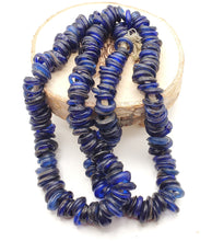Load image into Gallery viewer, Rare 19th Century Dutch Blue Glass Trade Beads: 34" Antique Strand

