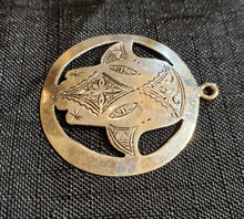 Load image into Gallery viewer, Moroccan 925 Silver Hamsa Pendant: Berber Amulet Talisman
