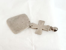 Load image into Gallery viewer, Old Ethiopian 925 Silver Christian Pendant: Ethnic Tribal Jewelry

